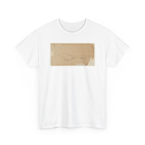 Thomas Moran, American, b. Britain, - The Tetons, Shown from the Plain - August 28, 1879 v1 - T-Shirt