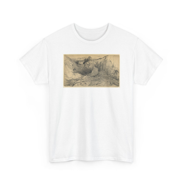 Walter Shirlaw, American, b. Scotland, - Landscape at Hastings, New York - 1875–80 - T-Shirt