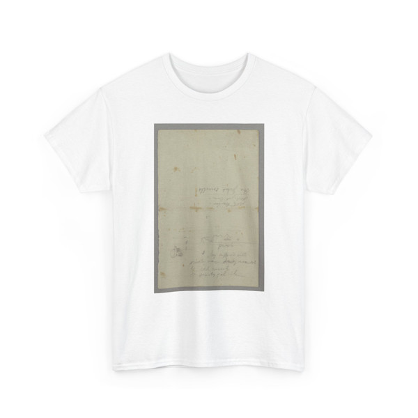 Frederic Edwin Church, American, - Sketches of a Man's Head and Floating Iceberg, Canada - June-July 1859 v2 - T-Shirt