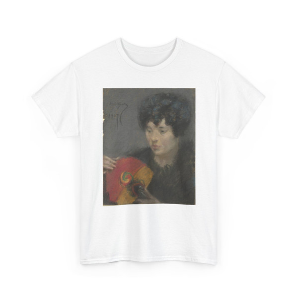 Alice Pike Barney, born Cincinnati, OH - Study with Fan - 1927 - T-Shirt