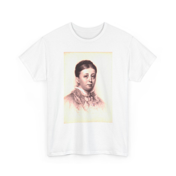 Charles A. Barry, born Boston, MA - Portrait of May Scates - 1870 - T-Shirt