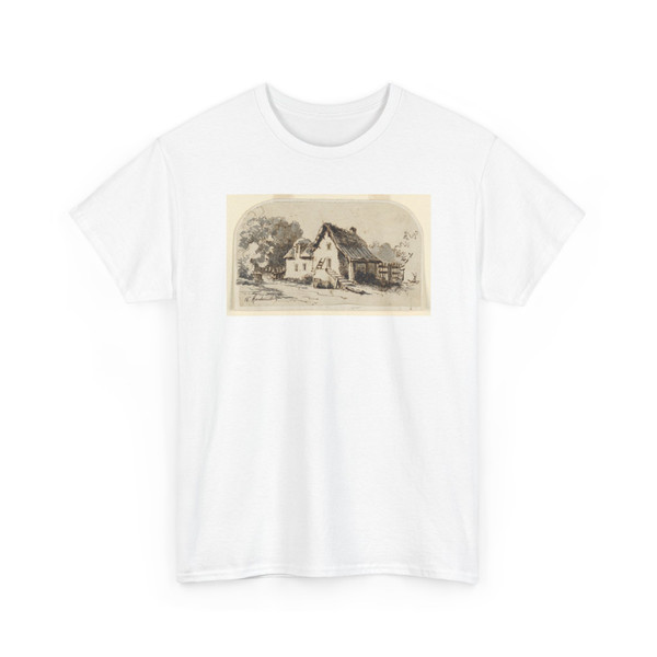 Charles Nicolas Ransonnette, French, - A Country House - 1825–1840 - T-Shirt