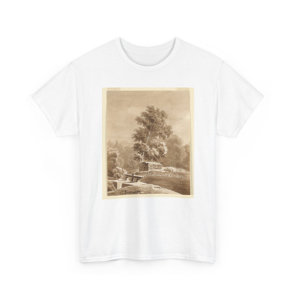 Charles Nicolas Ransonnette, French, - In the Park of Ermenonville - ca. 1850 - T-Shirt