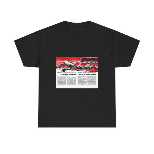Combat Vehicle 'Walks' Like A Man, Mechanix Illustrated, April 1962 - T-Shirt