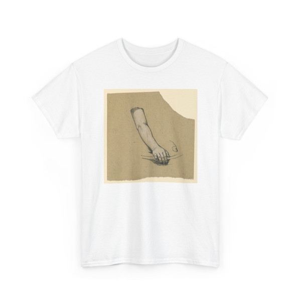 Elihu Vedder, American, 1836 – 1923 - study of hand to mid bicep - ca. 1890 v1 - T-Shirt