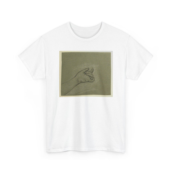 Elihu Vedder, American, 1836 – 1923 - study of wrist and left hand - ca. 1890 v2 - T-Shirt