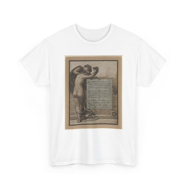 Elihu Vedder, born New York City - (Illustration for Rubáiyát of Omar Khayyám) The Cup of Love - 1883-1884 - T-Shirt