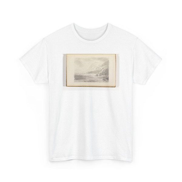 William Trost Richards, American, - Seascape with High Cliffs - after 1878 - T-Shirt
