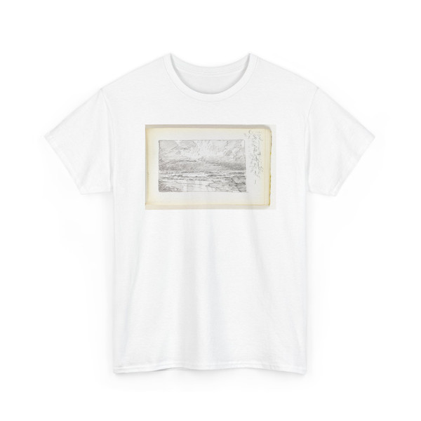 William Trost Richards, American, - Waves on Beach with Cumulus Clouds - 1890–1900 - T-Shirt