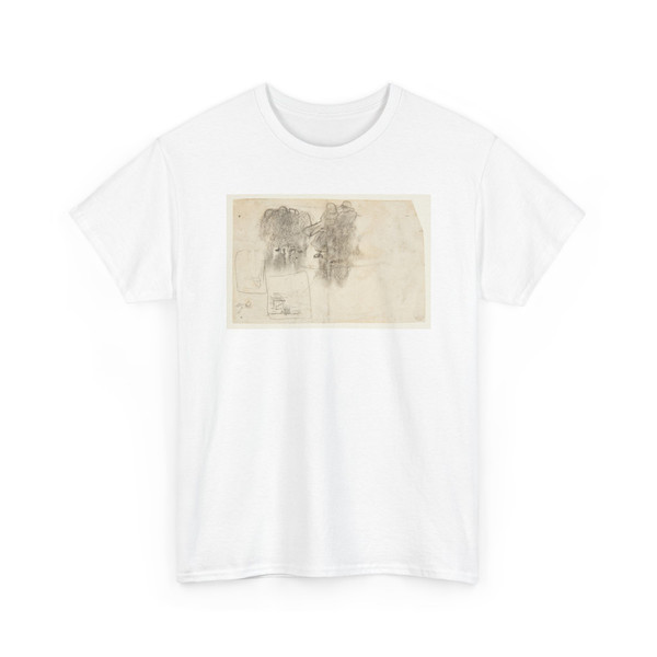 Winslow Homer, American, 1836–1910 - Figures in Lee of Building with Ocean Beyond, Cullercoats, England - 1881 v1 - T-Shirt