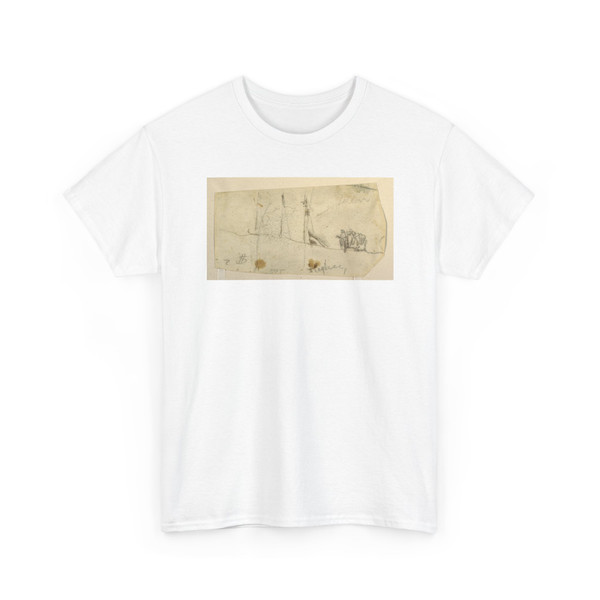 Winslow Homer, American, 1836–1910 - Figures on a Sand Dune - 1895–96 v2 - T-Shirt