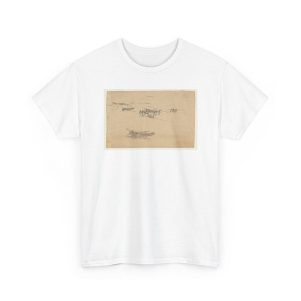 Winslow Homer, American, 1836–1910 - Sketches of Dories on Carriages - 1881 v1 - T-Shirt