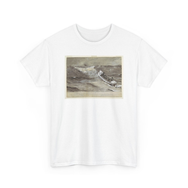 Winslow Homer, American, 1836–1910 - The Life Boat - 1881 - T-Shirt