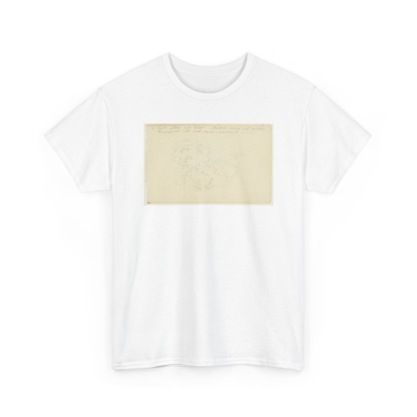 Frederic Edwin Church, American, - Cloud Sketch - July 1845 v1 - T-Shirt