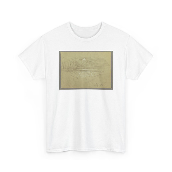 Frederic Edwin Church, American, - Cloudy Sky, Hudson, New York - July 1870 v3 - T-Shirt