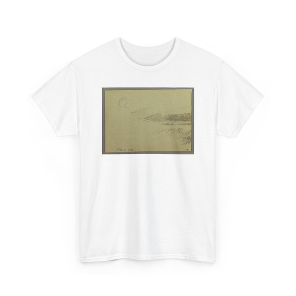 Frederic Edwin Church, American, - Cloudy Sky, Hudson, New York - July 1870 v4 - T-Shirt