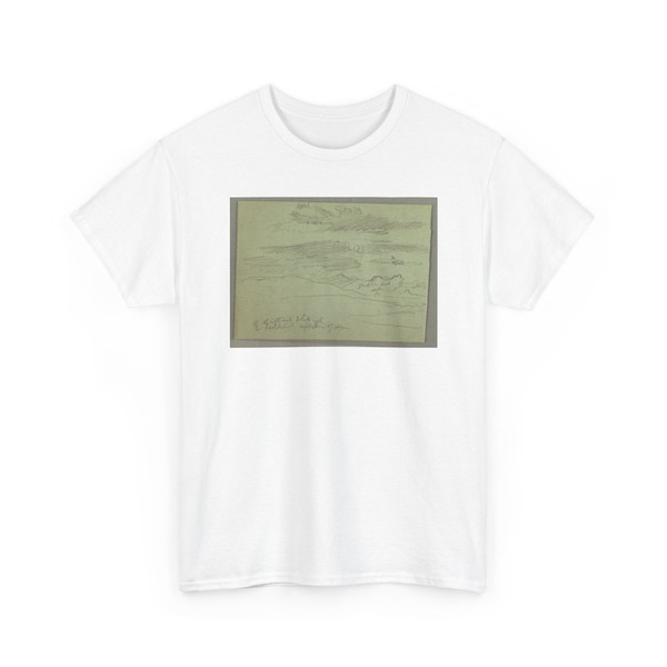 Frederic Edwin Church, American, - Cloudy Sky over Mountains - 1870 - 1880 v2 - T-Shirt