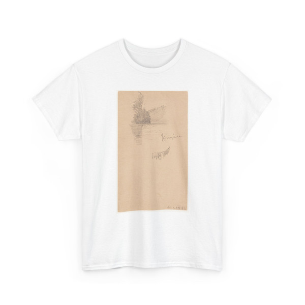 Frederic Edwin Church, American, - Mixed Sketches, Obersee, Germany - July 1868 v2 - T-Shirt