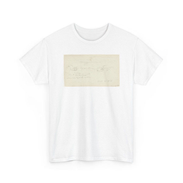 Frederic Edwin Church, American, - Mixed Sketches, Syria - April 27, 1868 v2 - T-Shirt