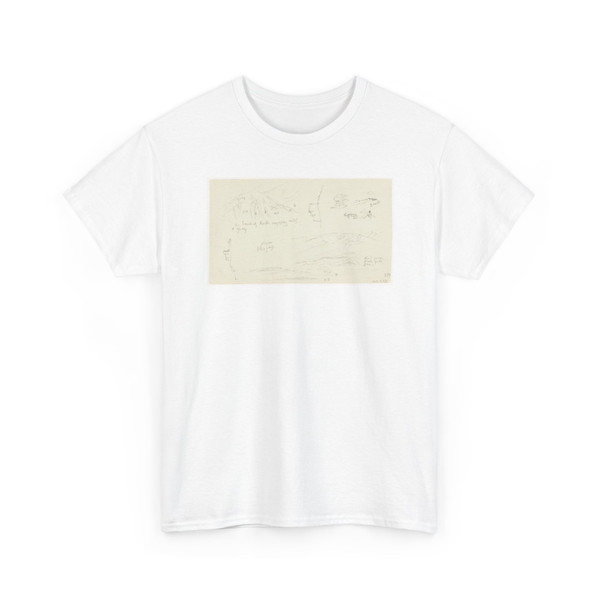 Frederic Edwin Church, American, - Ruins near Burak, Syria - April 27, 1868 v2 - T-Shirt