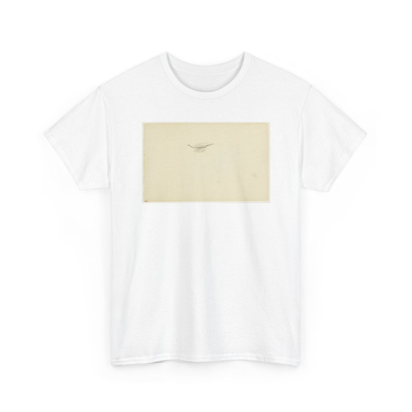 Frederic Edwin Church, American, - Sunlight Cresting a Wooded Ridge - 1844 - 1846 v1 - T-Shirt