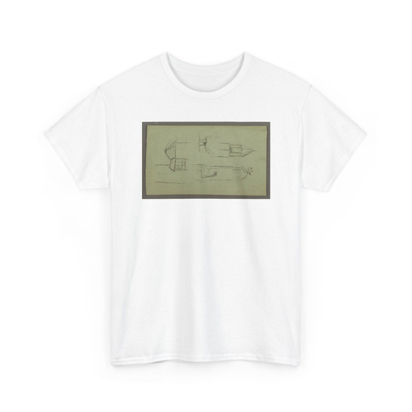 Frederic Edwin Church, American, - Sketches around Berchtesgaden, Germany - July 3, 1868 v3 - T-Shirt