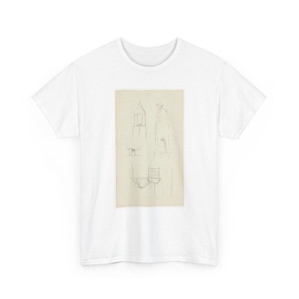 Frederic Edwin Church, American, - Sketches around Berchtesgaden, Germany - July 3, 1868 v1 - T-Shirt