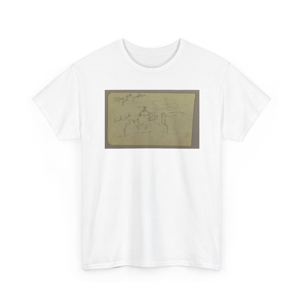 Frederic Edwin Church, American, - Sketch of a Church, Mexico - January–February v2 - T-Shirt