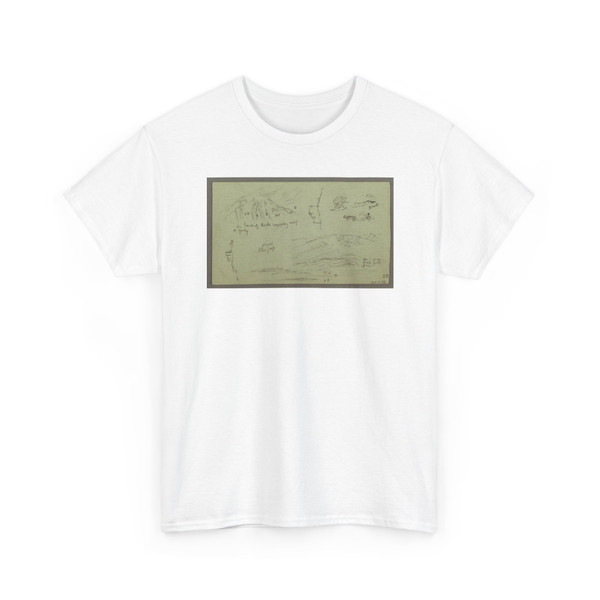 Frederic Edwin Church, American, - Ruins near Burak, Syria - April 27, 1868 v4 - T-Shirt