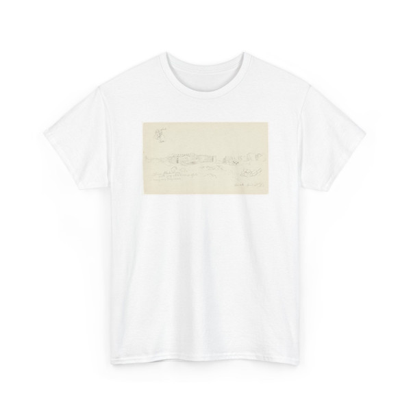 Frederic Edwin Church, American, - Ruins near Burak, Syria - April 27, 1868 v1 - T-Shirt