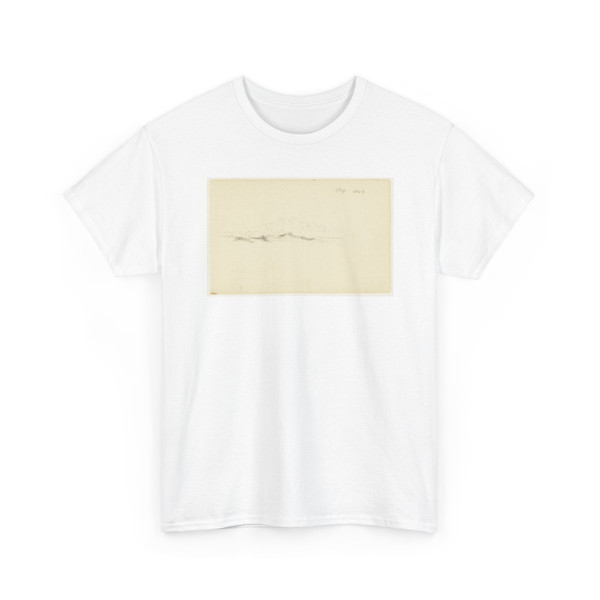 Frederic Edwin Church, American, - Clouds over Mountains - September 1844 v1 - T-Shirt