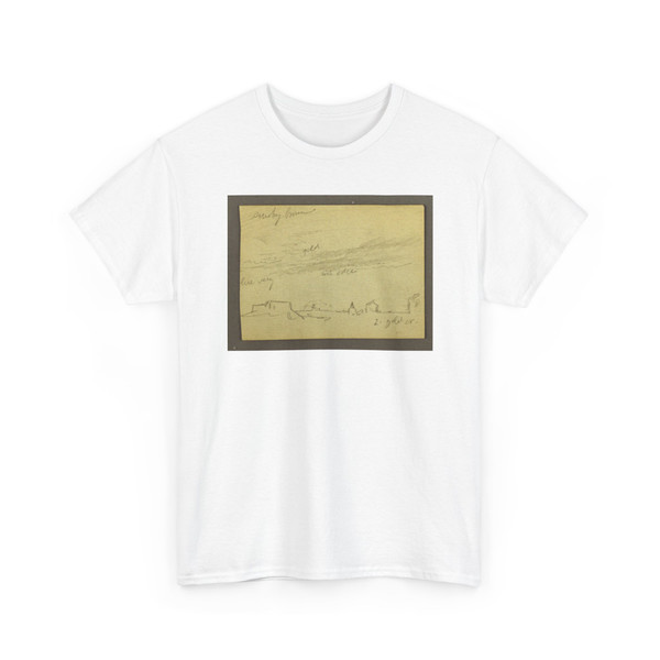 Frederic Edwin Church, American, - Clouds over a City in Italy - September 1868 v3 - T-Shirt