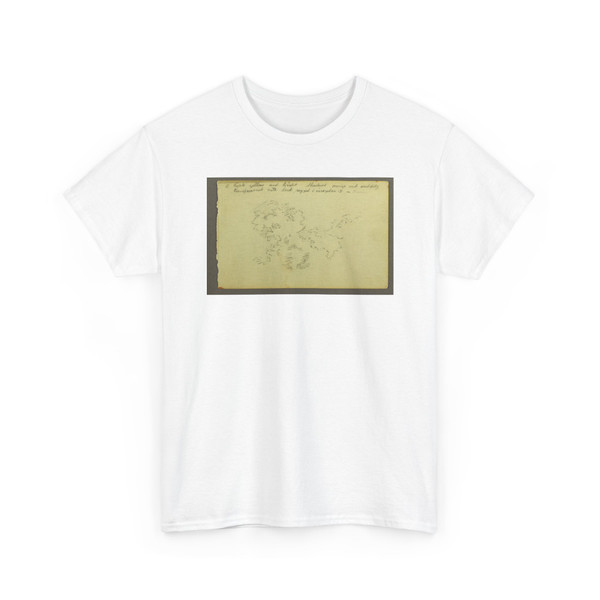 Frederic Edwin Church, American, - Cloud Sketch - July 1845 v3 - T-Shirt