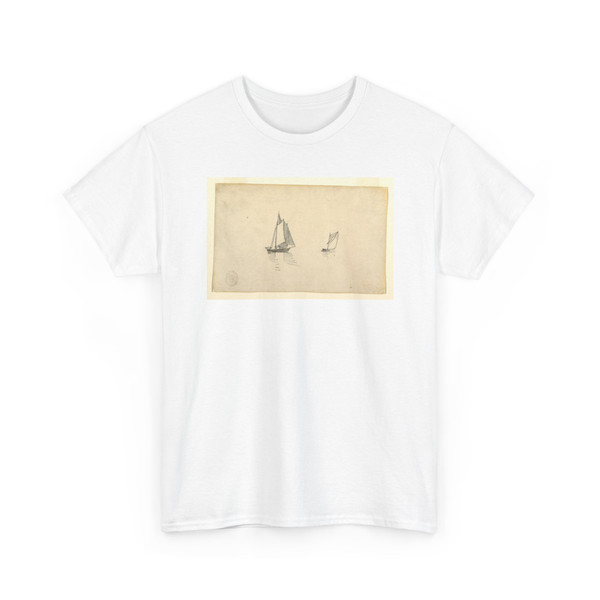 Winslow Homer, American, 1836–1910 - Two-masted Schooner - ca. 1880 v2 - T-Shirt