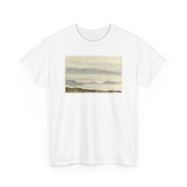 Winslow Homer, American, 1836–1910 - Ocean Seen from a Cliff, Prout's Neck, Maine - ca. 1894 v4 - T-Shirt