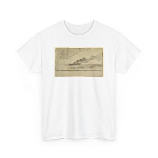 Winslow Homer, American, 1836–1910 - Fishing Trawler - ca. 1881 v2 - T-Shirt