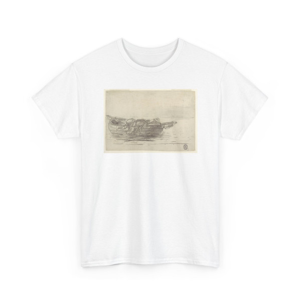 Winslow Homer, American, 1836–1910 - Fishermen Climbing over Gunwales, Cullercoats, England - 1881–82 v2 - T-Shirt