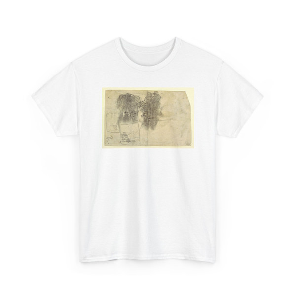 Winslow Homer, American, 1836–1910 - Figures in Lee of Building with Ocean Beyond, Cullercoats, England - 1881 v3 - T-Shirt