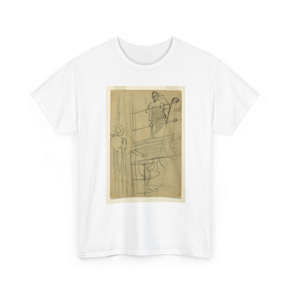 Winslow Homer, American, 1836–1910 - Figure in Oilskins at a Ship's Railing - ca. 1895 v2 - T-Shirt