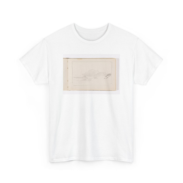 William Trost Richards, American, - Unfinished Study of Waves and Distant Hills - 1885–1902 - T-Shirt