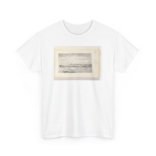 William Trost Richards, American, - Study of Rough Waves on Beach - 1890–1900 - T-Shirt