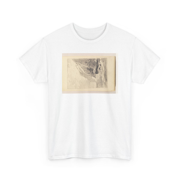 William Trost Richards, American, - Study of Calm Ocean with Tall Cliffs - 1885–90 - T-Shirt