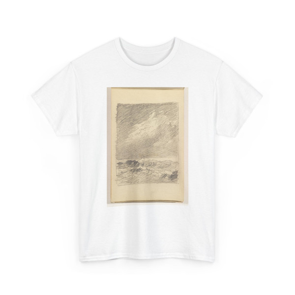 William Trost Richards, American, - Rough Study of Choppy Sea - 1885–90 - T-Shirt