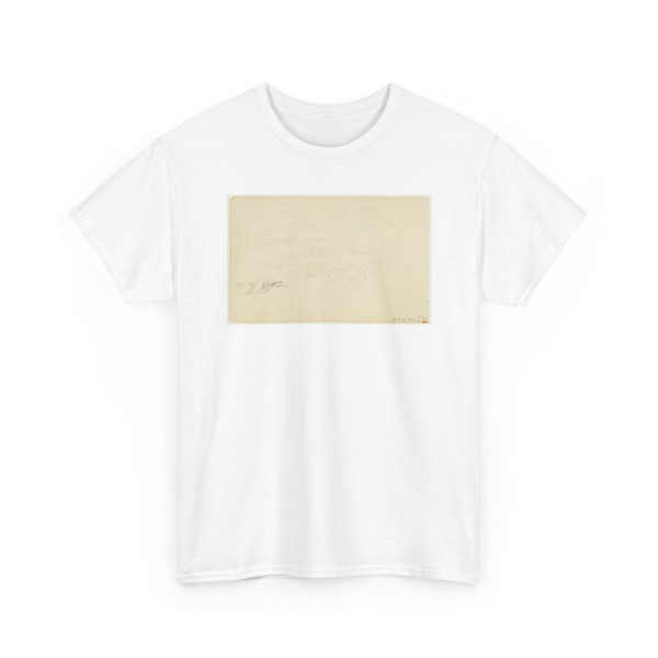 Frederic Edwin Church, American, - Backlit Clouds with Sunbeams, Catskill, New York - September 1844 and v2 - T-Shirt