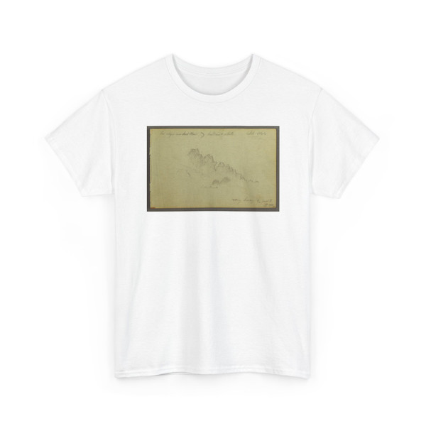 Frederic Edwin Church, American, - Backlit Clouds - September 1844 v3 - T-Shirt