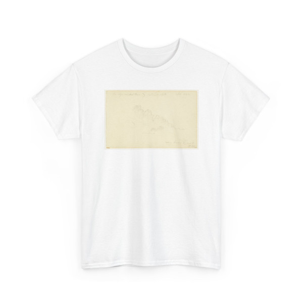 Frederic Edwin Church, American, - Backlit Clouds - September 1844 v1 - T-Shirt