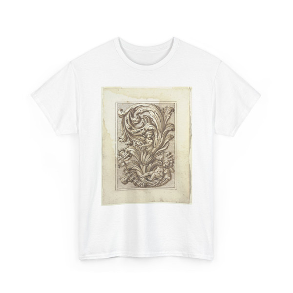 Francesco Bedeschini, Italian - One of a set of projects for a title page and for the decoration of a vertical - 1675-1699 - T-Shirt