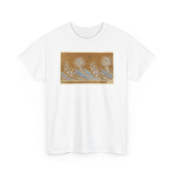 Fabrique de Saint Ruf, Lyon, France - Design for an Embroidered Horizontal Border of the Fabrique de St. Ruf, - 1795–1815 - T-Shirt