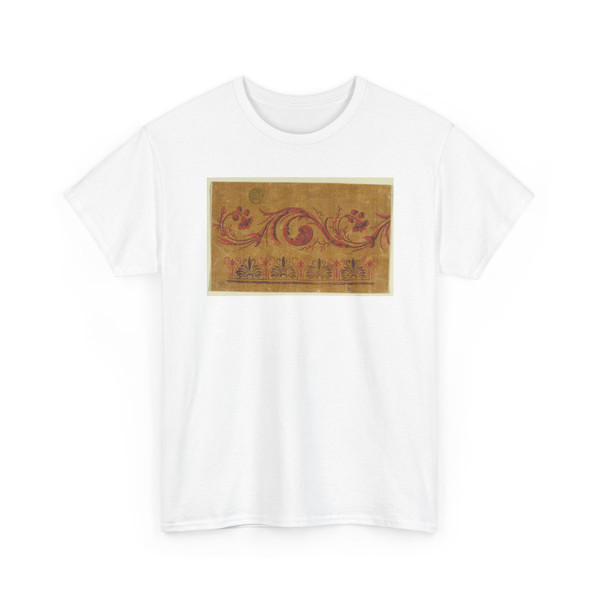 Fabrique de Saint Ruf, Lyon, France - Design for a Woven or Embroidered Horizontal Border of the Fabrique de St. Ruf - 1800 - T-Shirt