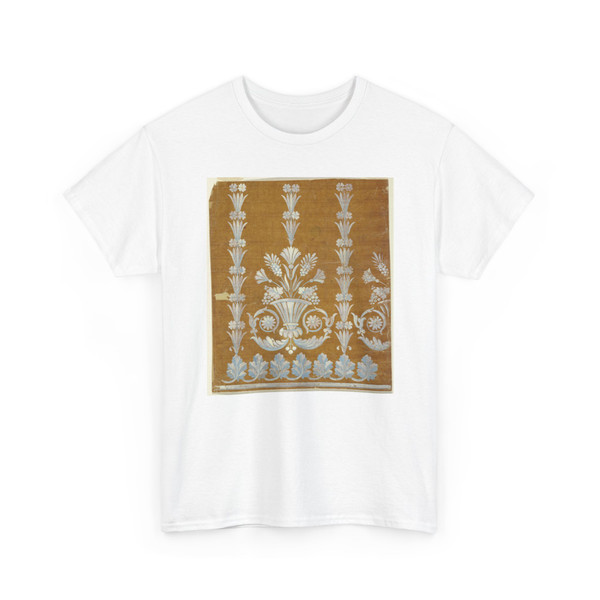 Fabrique de Saint Ruf, Lyon, France - Design for a Woven Horizontal Border of the Fabrique de St. Ruf - 1805-1815 - T-Shirt